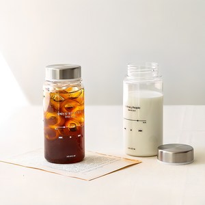 쓰임 플레이리스트 트라이탄 보틀, 화이트 + 블랙, 350ml, 2개