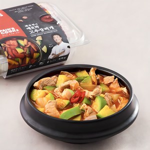 빽쿡 백종원의 애호박 고추장 찌개 밀키트 2인분, 575g, 1개