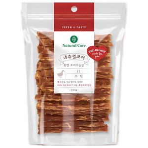 네츄럴코어 천연 오리가슴살 강아지 스틱, 오리, 180g, 1개