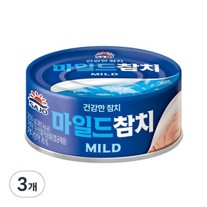 사조참치 마일드 참치, 250g, 3개