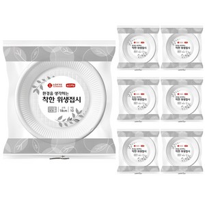 롯데이라이프 위생접시 18cm, 10개, 7세트