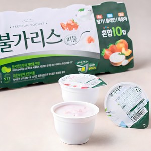 남양유업 떠먹는 불가리스 딸기 85g x 4개 + 플레인 85g x 4개 + 복숭아 85g x 2개, 1세트