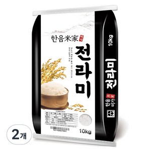 한음미가 2024년산 햅쌀 전라미 쌀, 상, 10kg, 2개