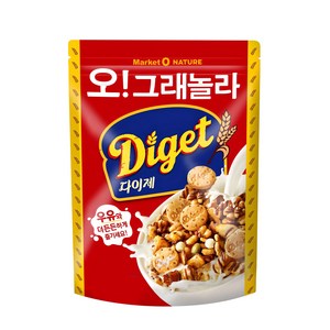 마켓오네이처 오 그래놀라 다이제 시리얼, 300g, 1개