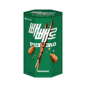 빼빼로 아몬드, 132g, 1개