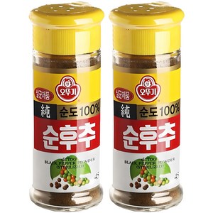 오뚜기 순후추, 45g, 2개