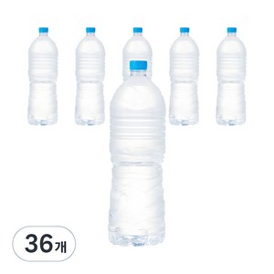 탐사 샘물 무라벨, 2L, 36개