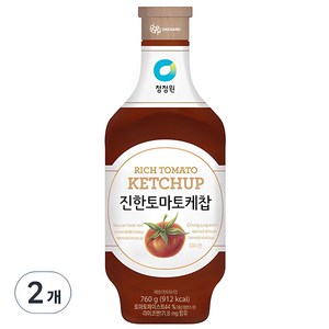 대상 청정원 진한케찹, 760g, 2개