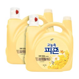 피죤 고농축 강력탈취 오리지널 섬유유연제 써니가든 본품, 6L, 2개