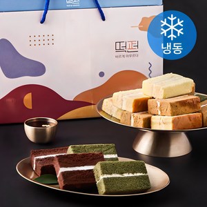 떡편 쌀케익 초코 35g x 4p + 고구마 35g x 4p + 커피 30g x 4p + 콩고물 쑥 30g x 4p 선물세트 (냉동), 1박스