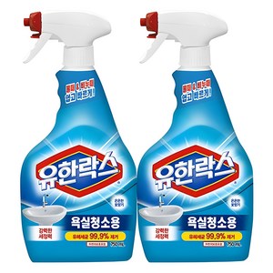 유한락스 욕실청소용 세정제, 750ml, 2개