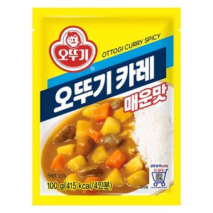 오뚜기 카레 매운맛, 100g, 1개