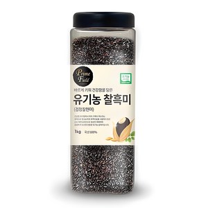 Pime Field 유기농 찰흑미 (검정찰현미), 1kg, 1개