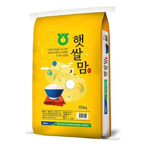 농협쌀 2024년산 햅쌀 햇쌀맘 백미, 보통, 10kg, 1개