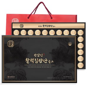 한삼인 활력침향단 골드 60환 + 쇼핑백, 225g, 1개