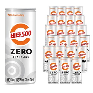 비타500 제로 스파클링, 250ml, 24개