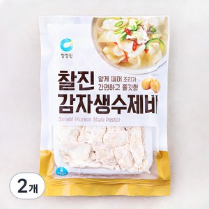 청정원 찰진 감자 생수제비 2~3인분, 300g, 2개