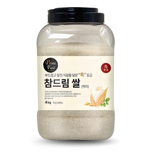 Pime Field 2024년산 햅쌀 경기 참드림 백미, 특, 4kg, 1개