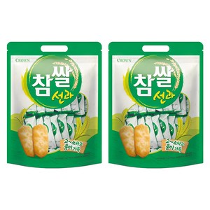 크라운 참쌀선과, 253g, 2개