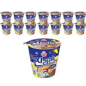 오뚜기 진라면컵 순한맛 65g, 15개