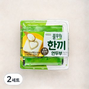 풀무원 한끼연두부 110g + 참깨흑임자 소스 10g 세트, 2세트