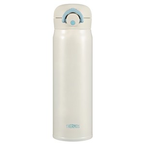 써모스 마이 디자인 원터치 타입 보틀 + 스티커 랜덤발송, 크림화이트, 500ml, 1개