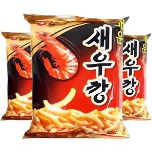 농심 매운새우깡, 90g, 3개