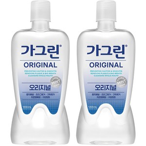 가그린 오리지널 구강청결제, 1.2L, 2개