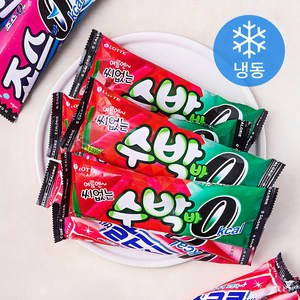 롯데웰푸드 영칼로리 수박바 75ml x 4개입 + 죠스바 75ml x 4개입 + 스크류바 75ml x 4개입 세트, 1세트