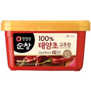 청정원순창 태양초 고추장, 2kg, 1개