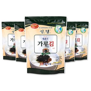 지도표성경 재래식 가루김, 70g, 5개