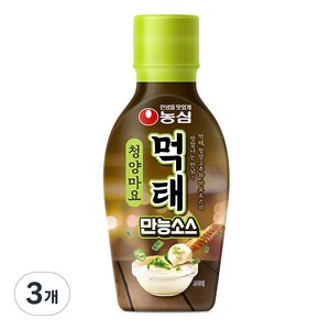 농심 먹태 청양마요 만능소스, 250g, 3개