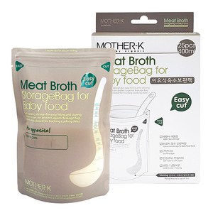 마더케이 이유식 육수 보관팩 400ml, 25개입, 1개