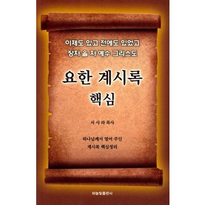 [하늘빛출판사]요한 계시록 핵심 - 이제도 있고 전에도 있었고 장차 올 자 예수 그리스도, 하늘빛출판사