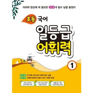 초등 국어 일등급 어휘력 1:어휘력 향상에 꼭 필요한 354개 필수 낱말 총정리, 꿈을담는틀