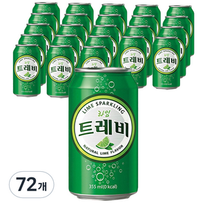 트레비 탄산수 라임, 355ml, 72개