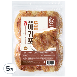 해야미 두툼 순살 조미 아귀포, 150g, 5개