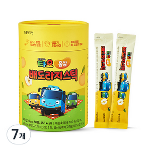 천지인 타요 홍삼 배도라지 스틱 50p, 500g, 7개