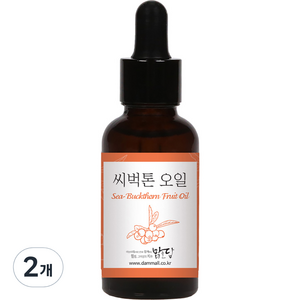 맑을담 씨벅톤 오일, 30ml, 2개