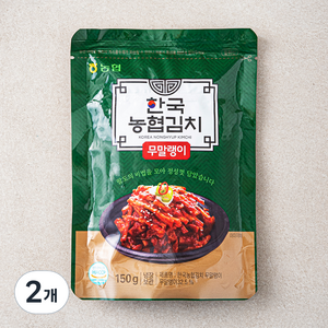 농협 한국김치 무말랭이, 150g, 2개