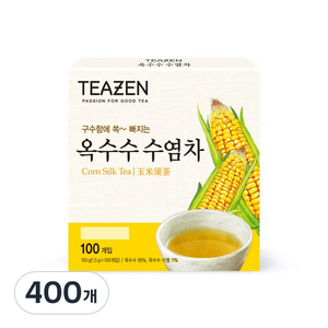 티젠 구수한 맛에 쏙빠지는 옥수수수염차, 1.5g, 100개입, 4개