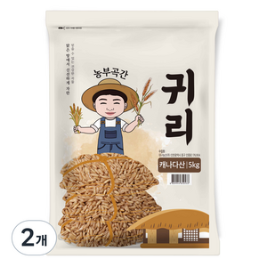 농부곡간 캐나다산 귀리, 5kg, 2개