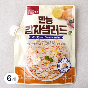 쉐프엠 만능 감자샐러드, 500g, 6개