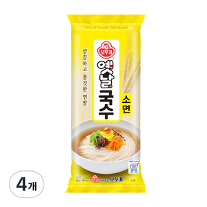 오뚜기옛날 국수 소면, 500g, 4개