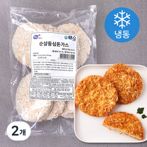 하늘푸드 순살등심돈가스 10개입 (냉동), 1.5kg, 2개