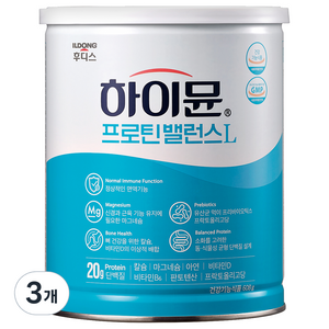 하이뮨 프로틴 밸런스 L 캔, 608g, 3개