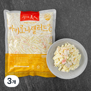 샐러드미인 마카로니샐러드C, 1kg, 3개