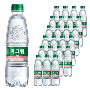 씨그램 피치 탄산수, 24개, 350ml