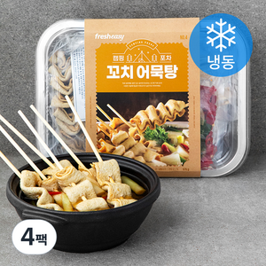 프레시지 캠핑포차 꼬치 어묵탕 (냉동), 575g, 4팩