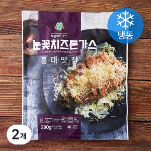 부엉이돈가스 눈꽃치즈돈가스 (냉동), 280g, 2개